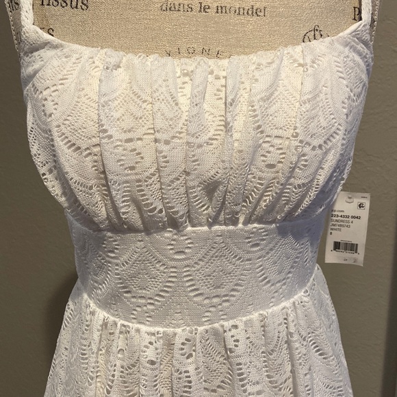 NWT B. Smart White Lace Sundress size 8 - Picture 2 of 5